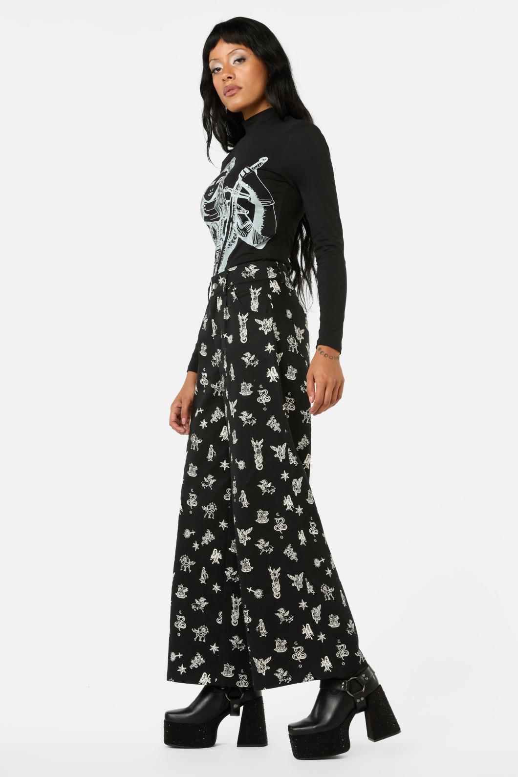 Black Friday - Darc Printed Pants - black
