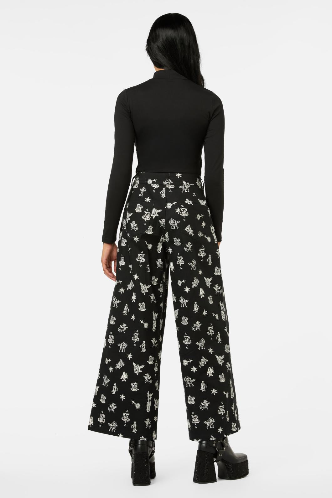 Black Friday - Darc Printed Pants - black