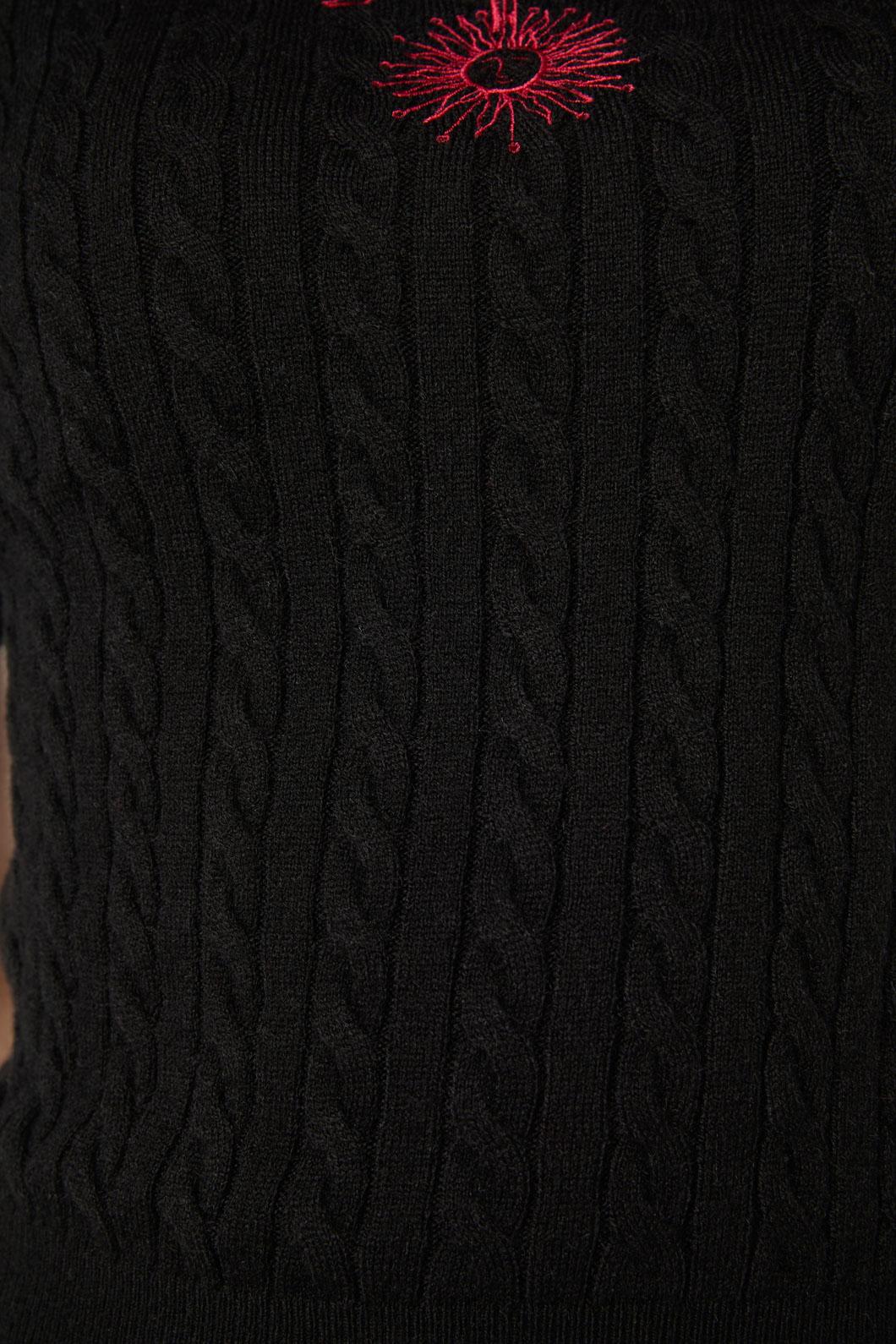 Black Friday - Grace Cable Knit Top - black