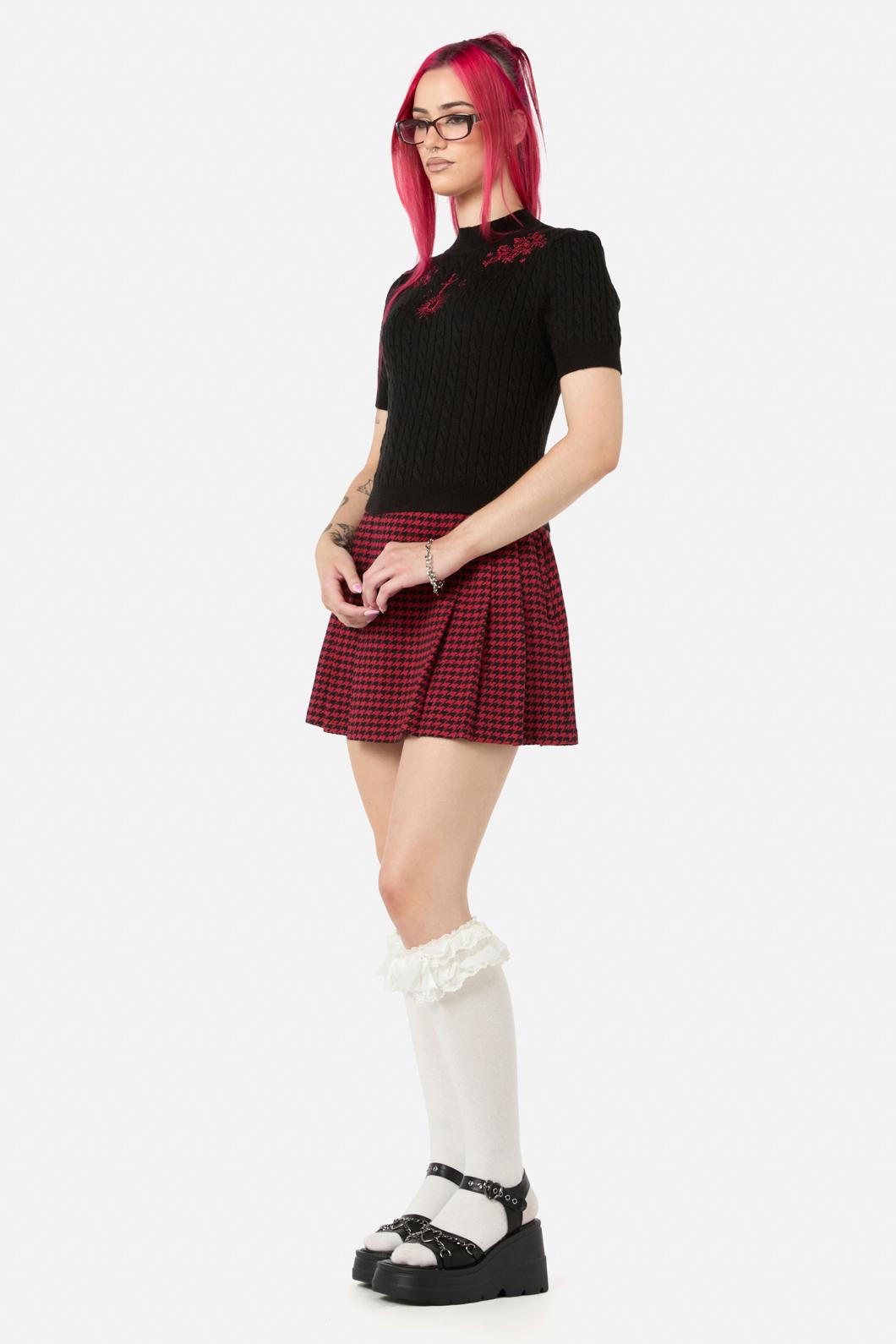 Black Friday - Grace Cable Knit Top - black