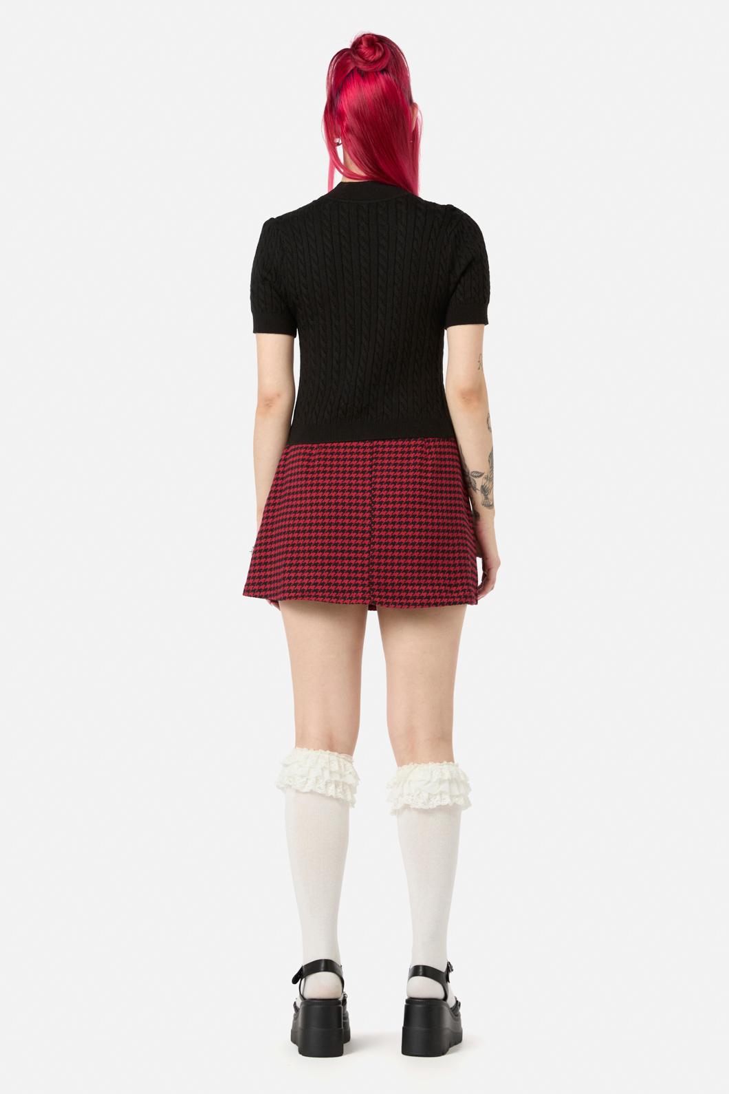 Black Friday - Grace Cable Knit Top - black