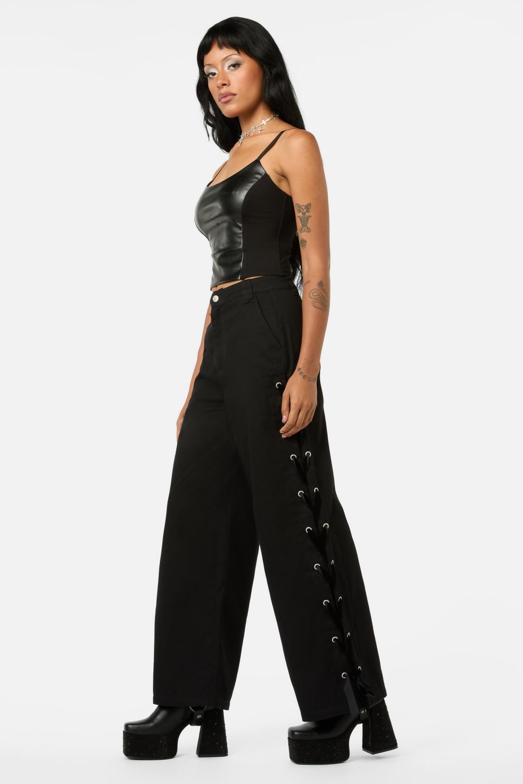 Black Friday - Not Afraid Print Corset - black