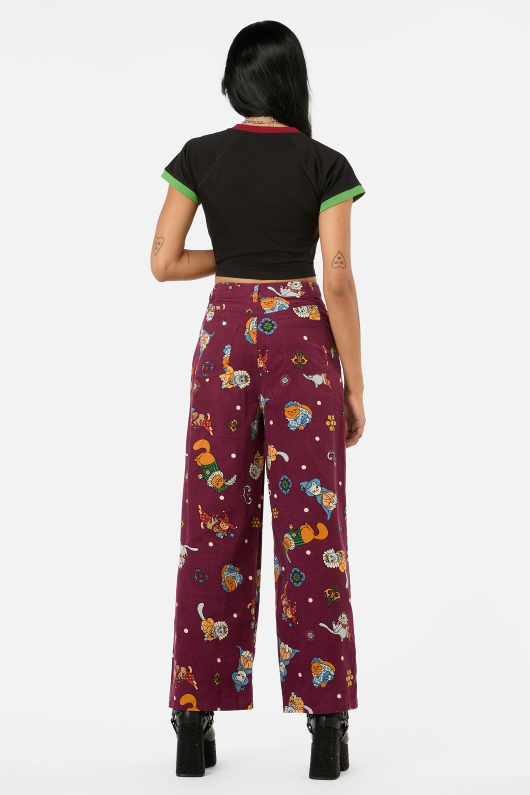 Black Friday - Left Right Cord Pant - maroon