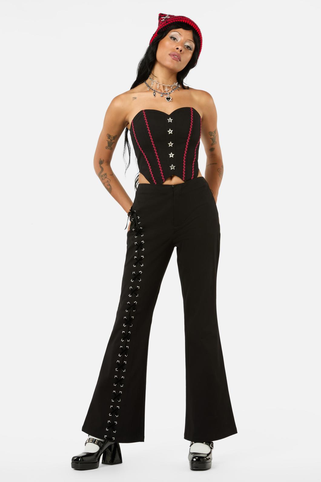 Black Friday - Iykyk Pop Goth Pant - black