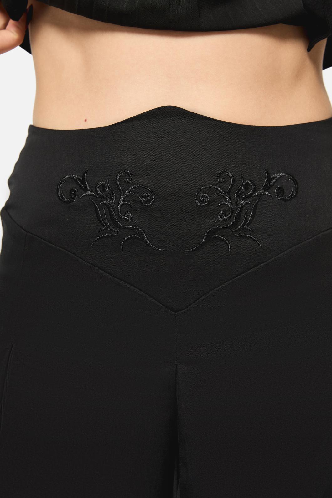 Black Friday - Filigree Goth Skort - black