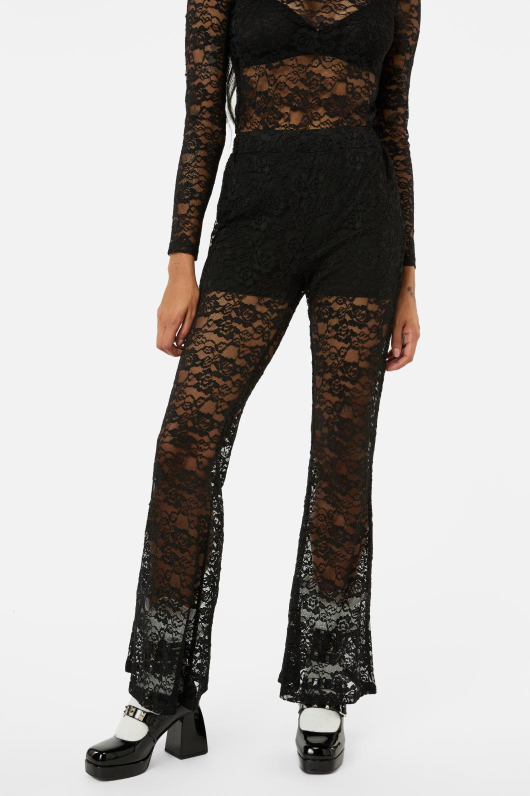 Black Friday - Revolution Lace Pant - black