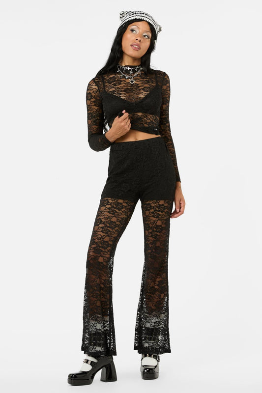 Black Friday - Revolution Lace Pant - black