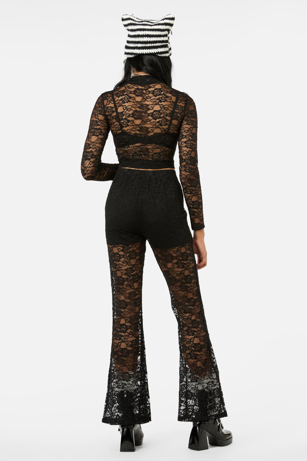 Black Friday - Revolution Lace Pant - black