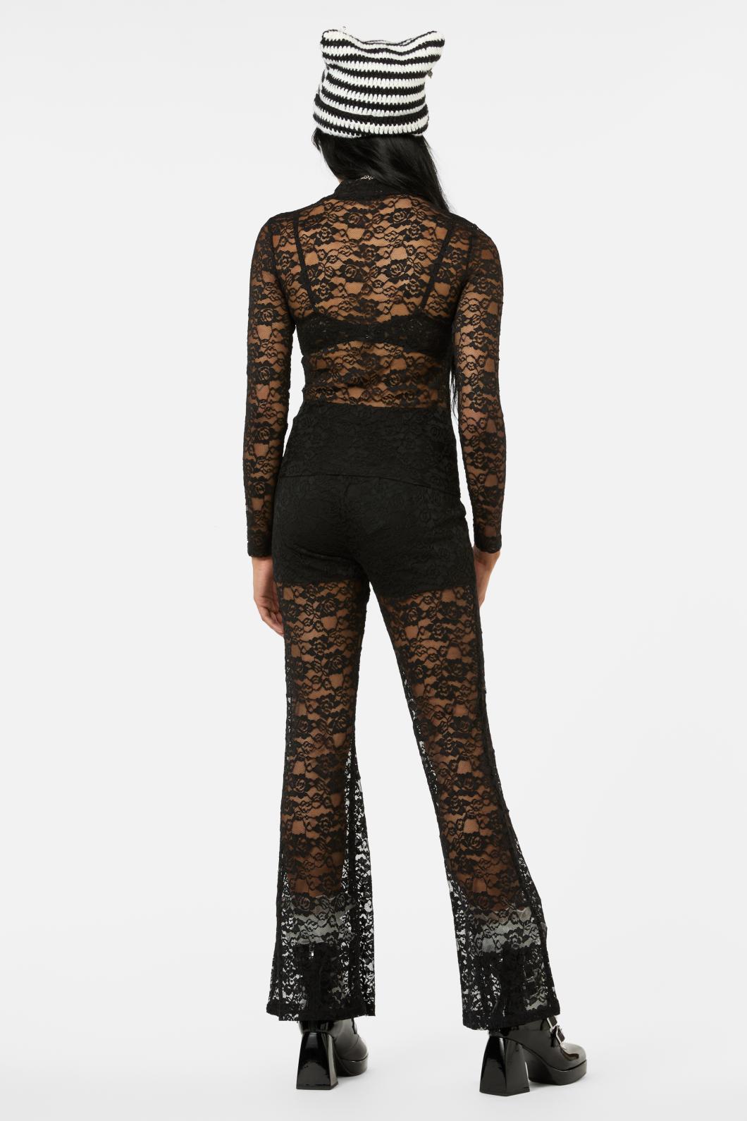 Black Friday - Revolution Lace LS Top - black