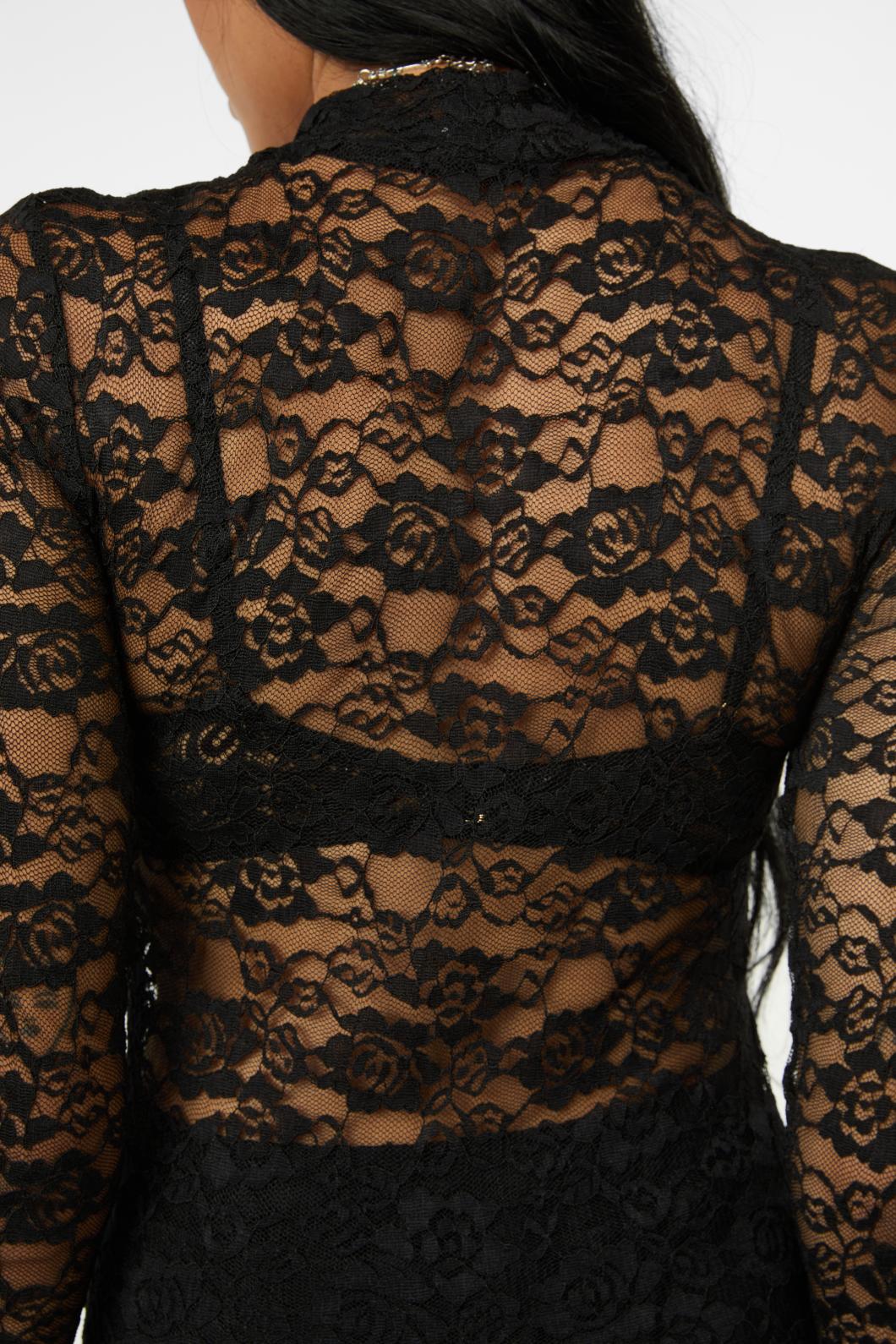 Black Friday - Revolution Lace LS Top - black