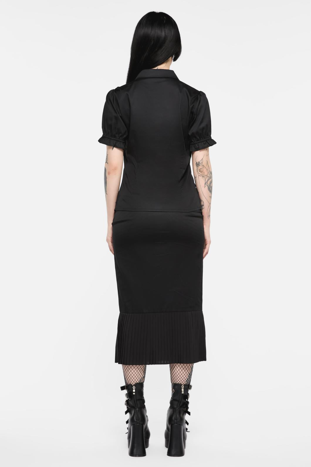 Black Friday - Immortal Gothic Blouse - black