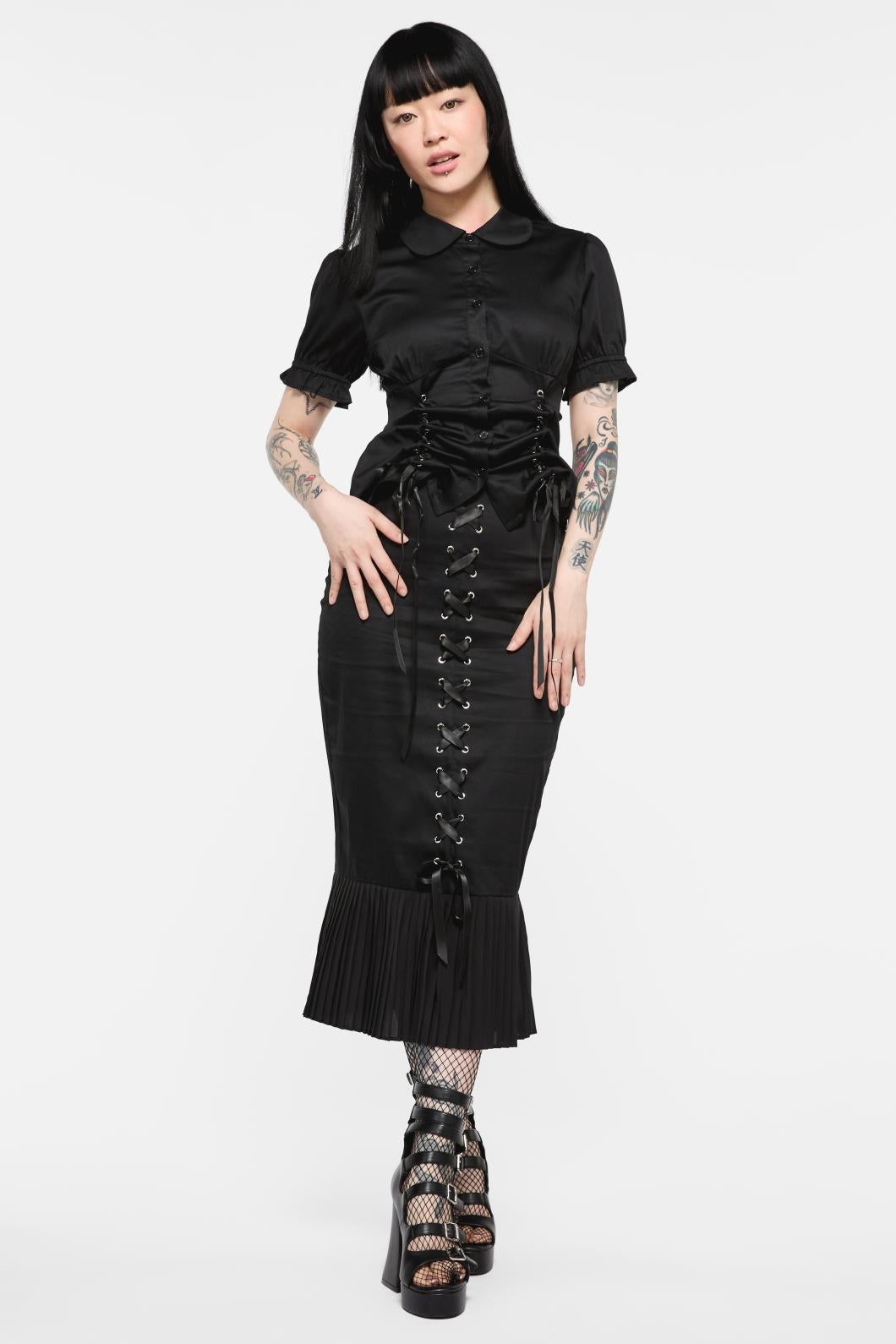 Black Friday - Immortal Gothic Blouse - black