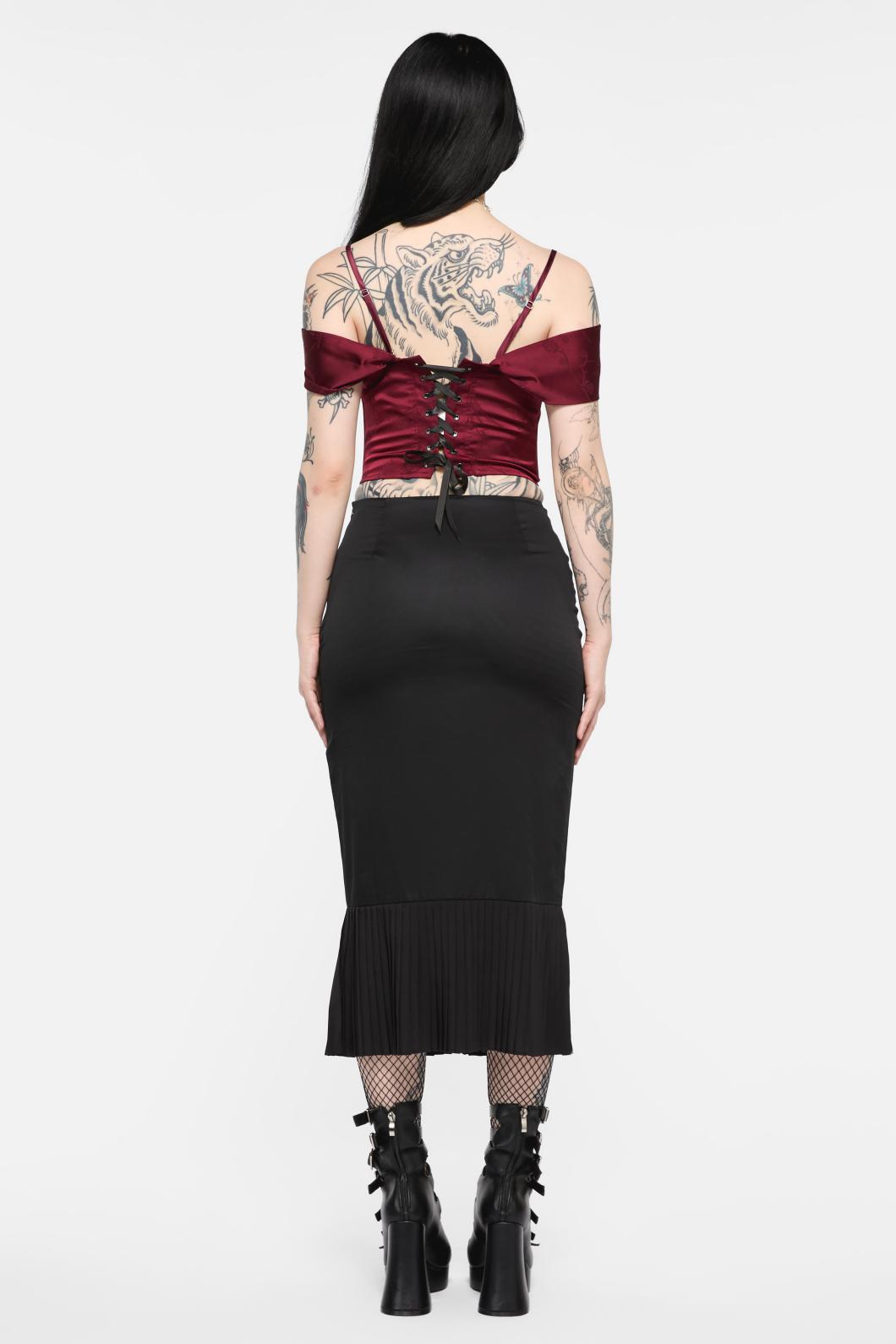 Black Friday - Immortal Midi Skirt - black