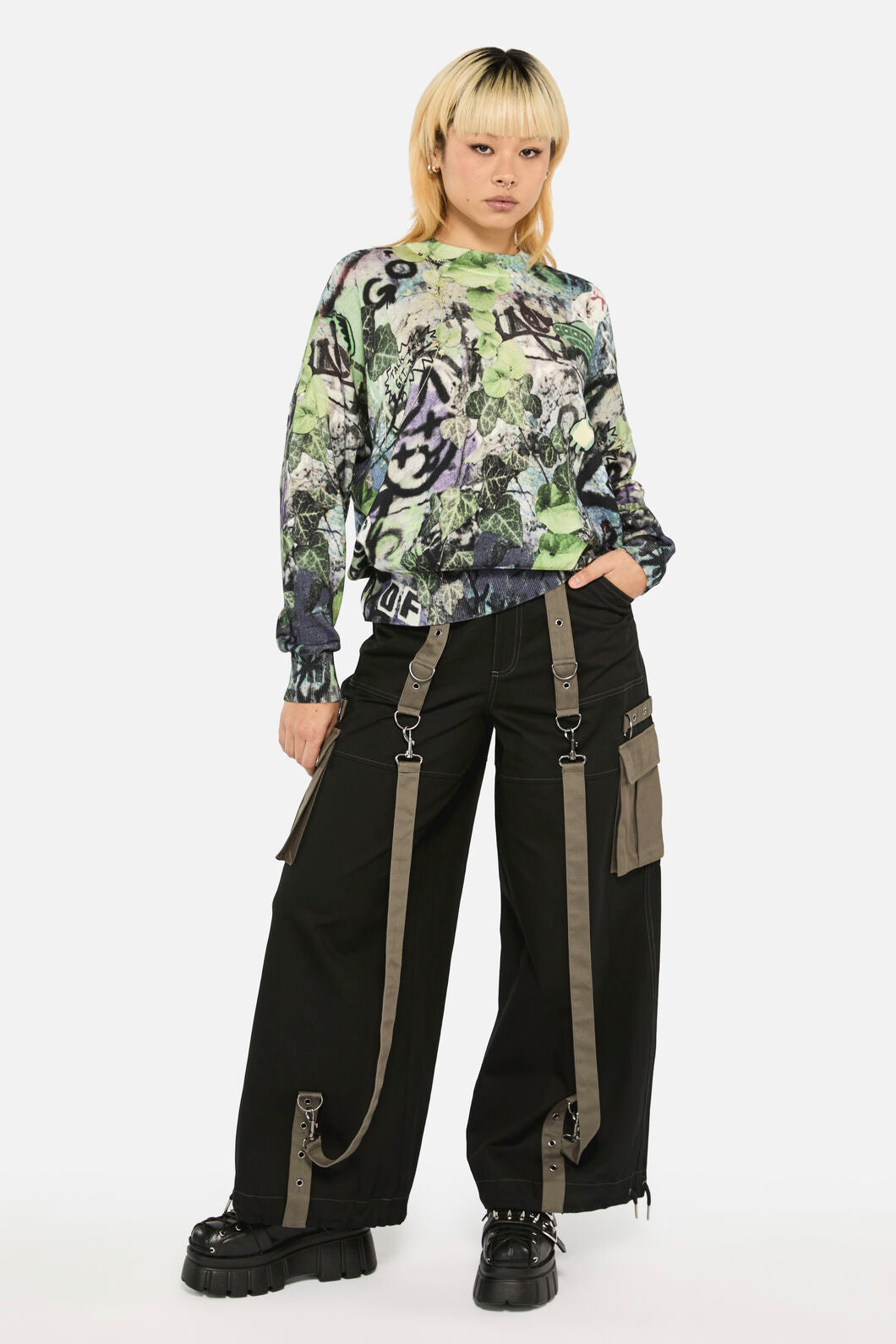 Black Friday - Laneway Graphic Relaxed Knit - multi