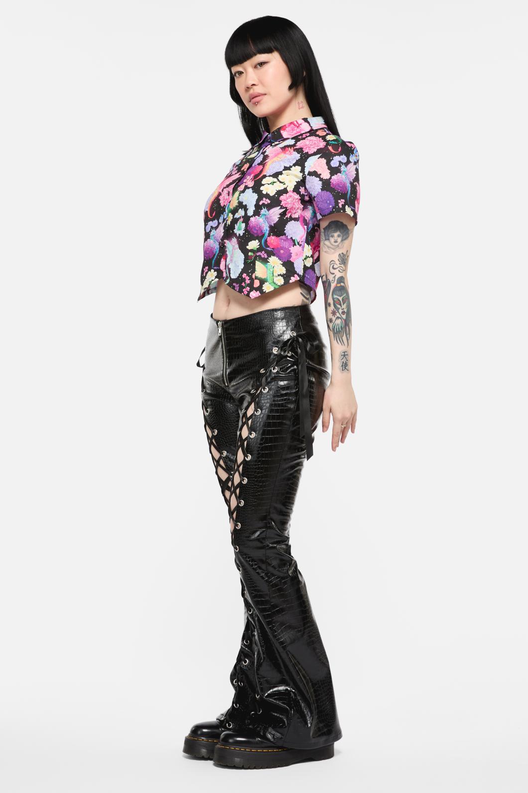Black Friday - Dragons Grove Fitted Blouse - multi