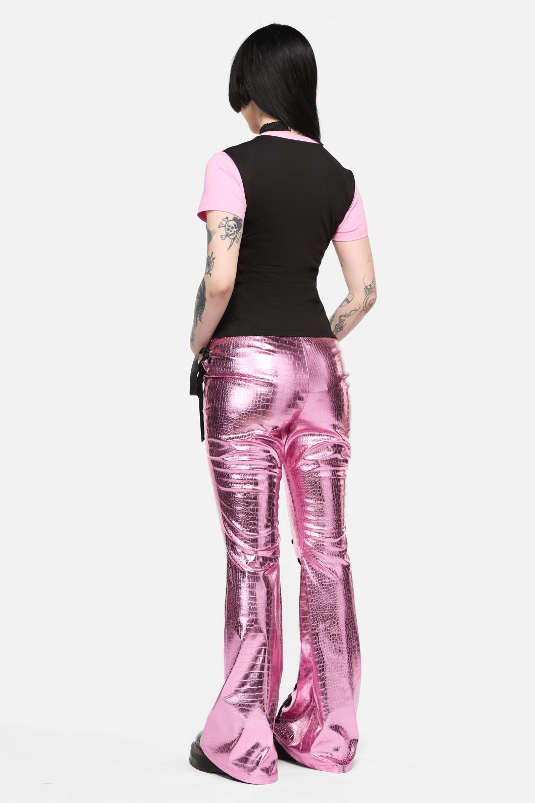 Black Friday - Dragons GroveContrastSleeveTee - black-pink