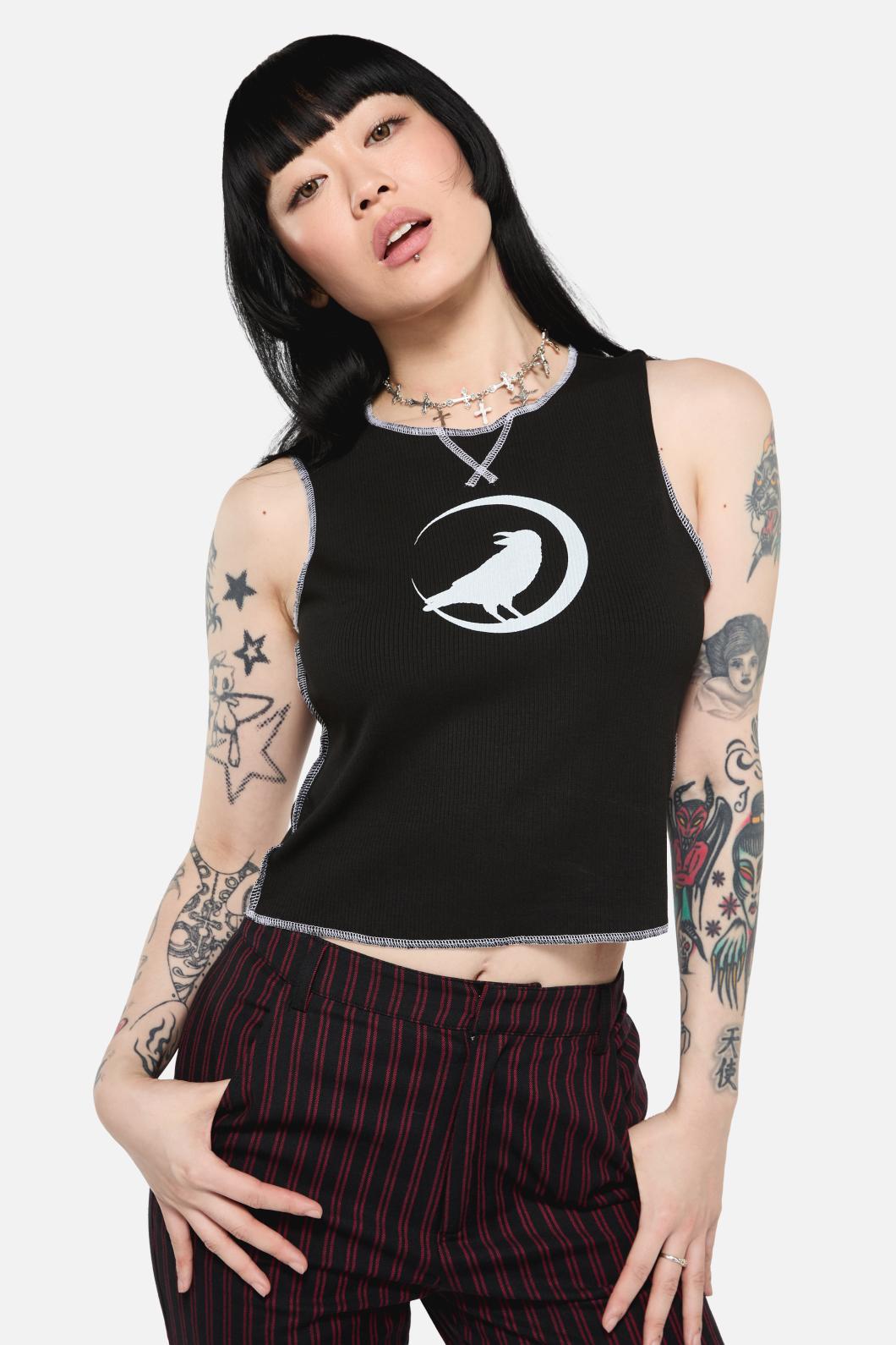 Black Friday - Wahn Ribbed Jersey Tank - black
