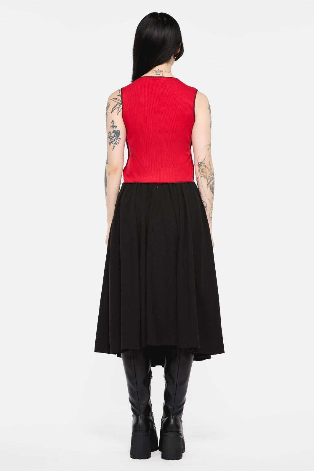 Black Friday - Wahn Ribbed Jersey Tank - red