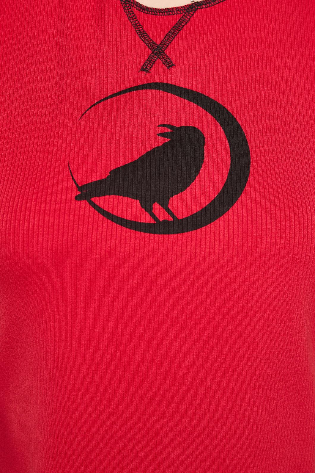 Black Friday - Wahn Ribbed Jersey Tank - red