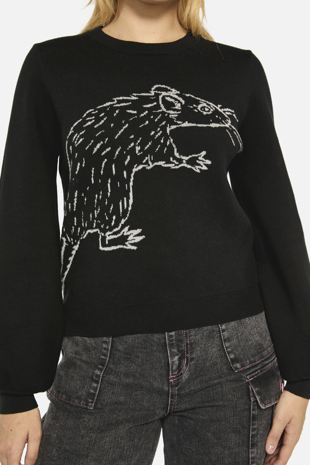 Black Friday - Rat Grunge Knit - black