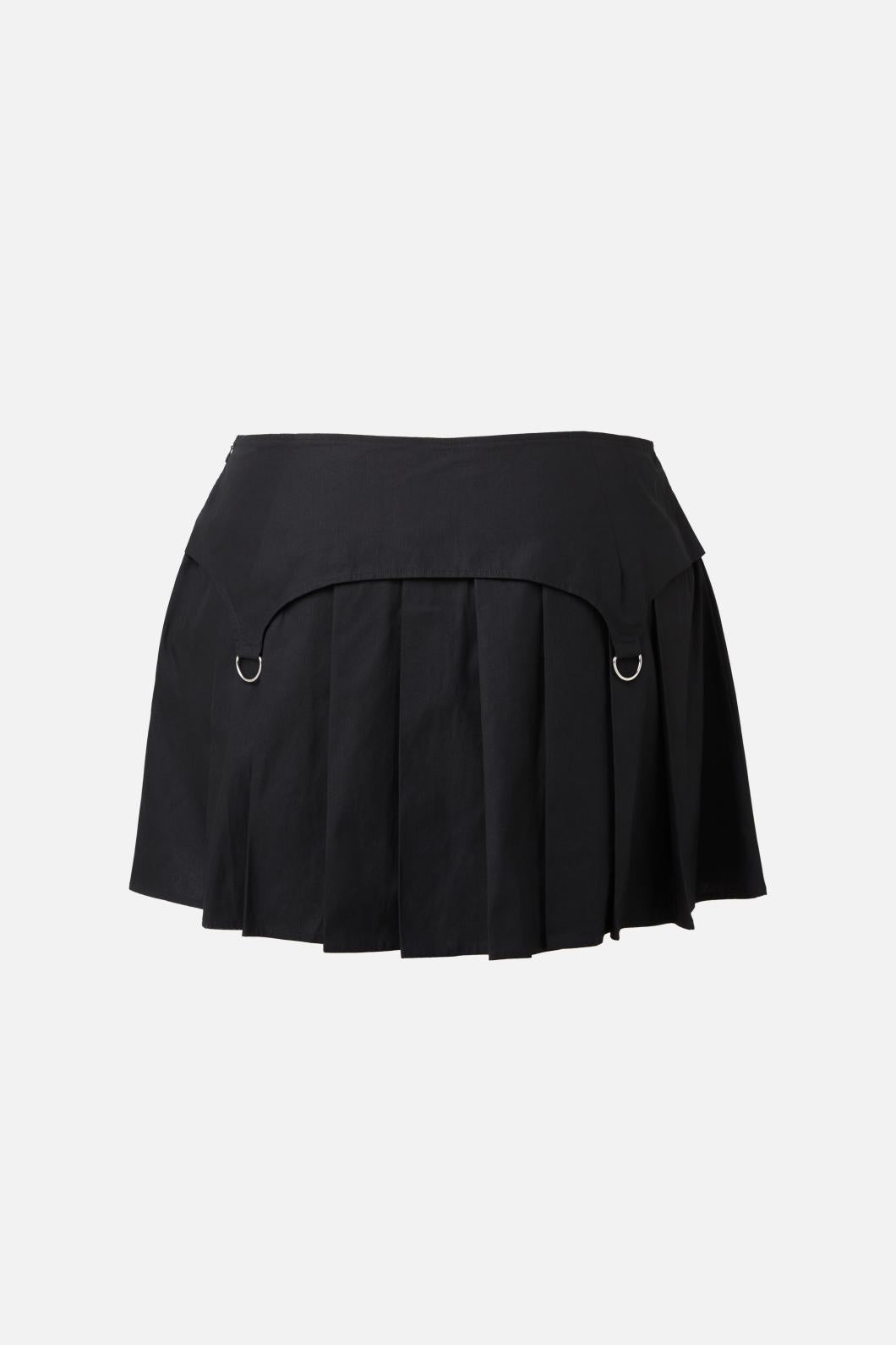 Black Friday - Curve Skelly Yoke Skort - black