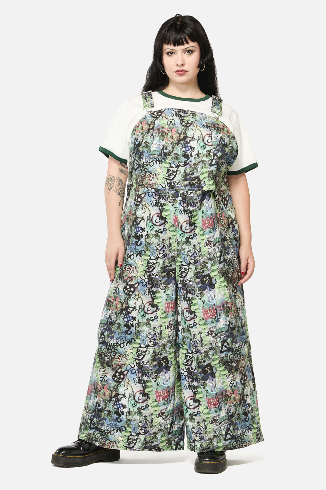 Black Friday - CurveLanewayPrintDrillOveralls - multi
