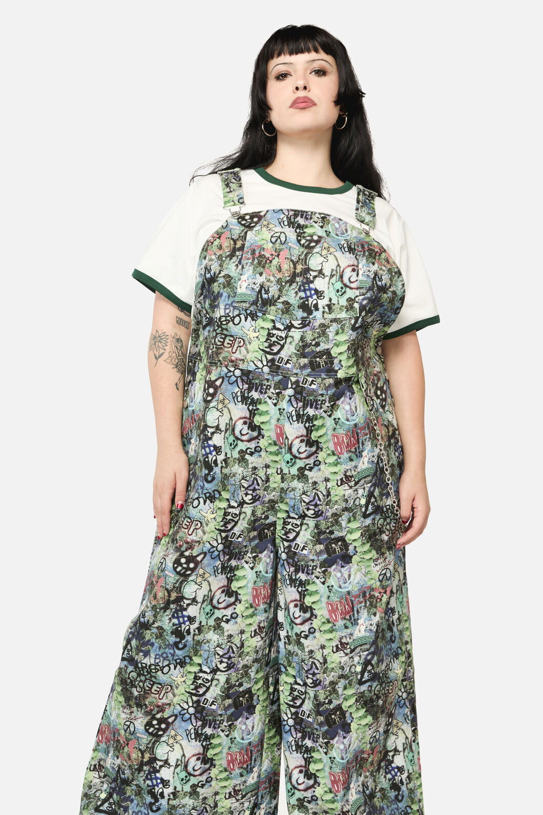Black Friday - CurveLanewayPrintDrillOveralls - multi