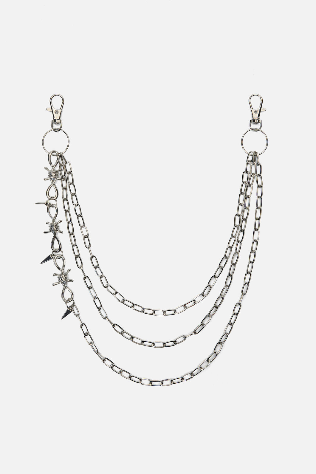 Black Friday - Barb & Spike Chain - silver