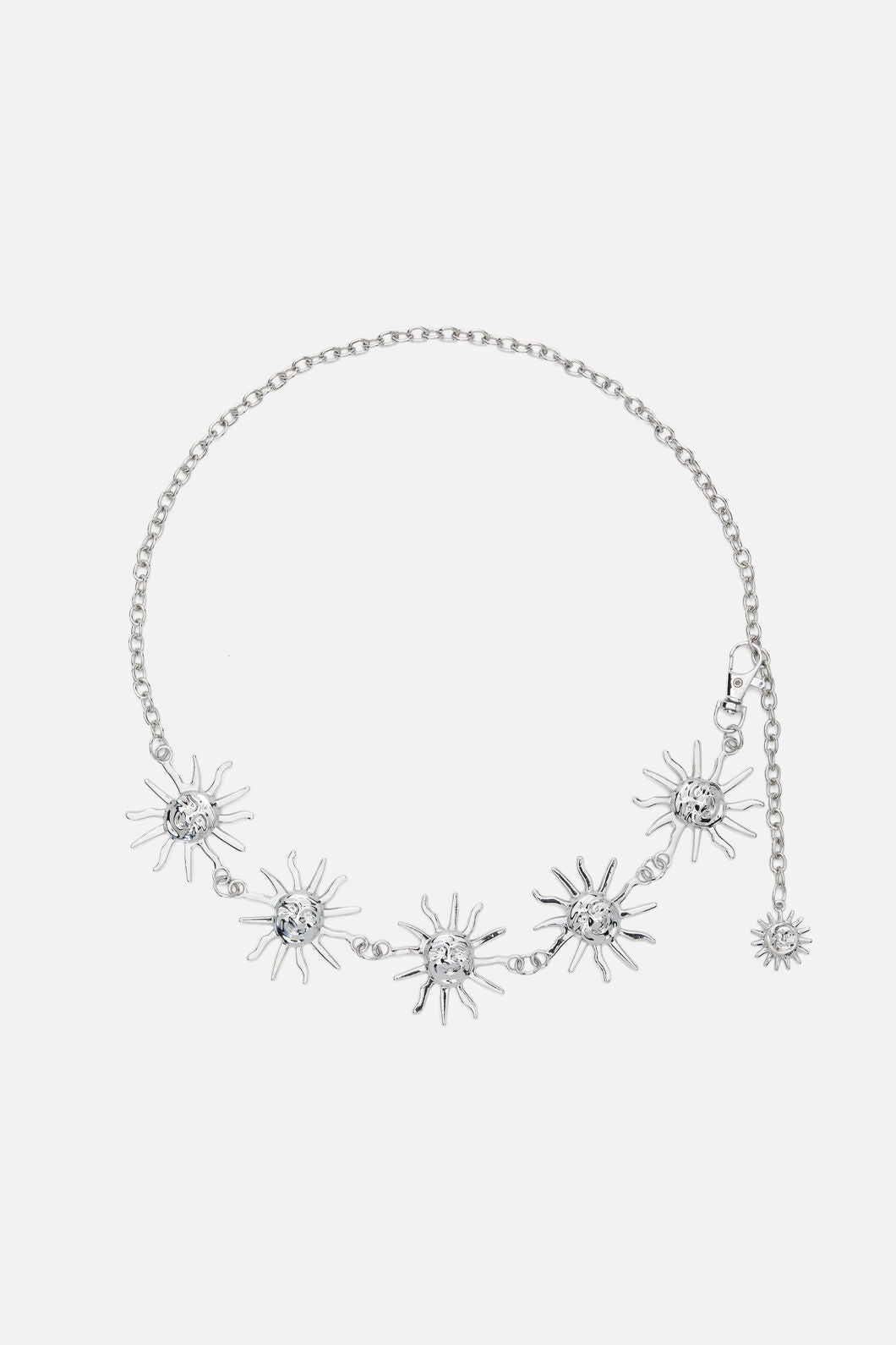 Black Friday - Sun Hip Chain Belt - silver
