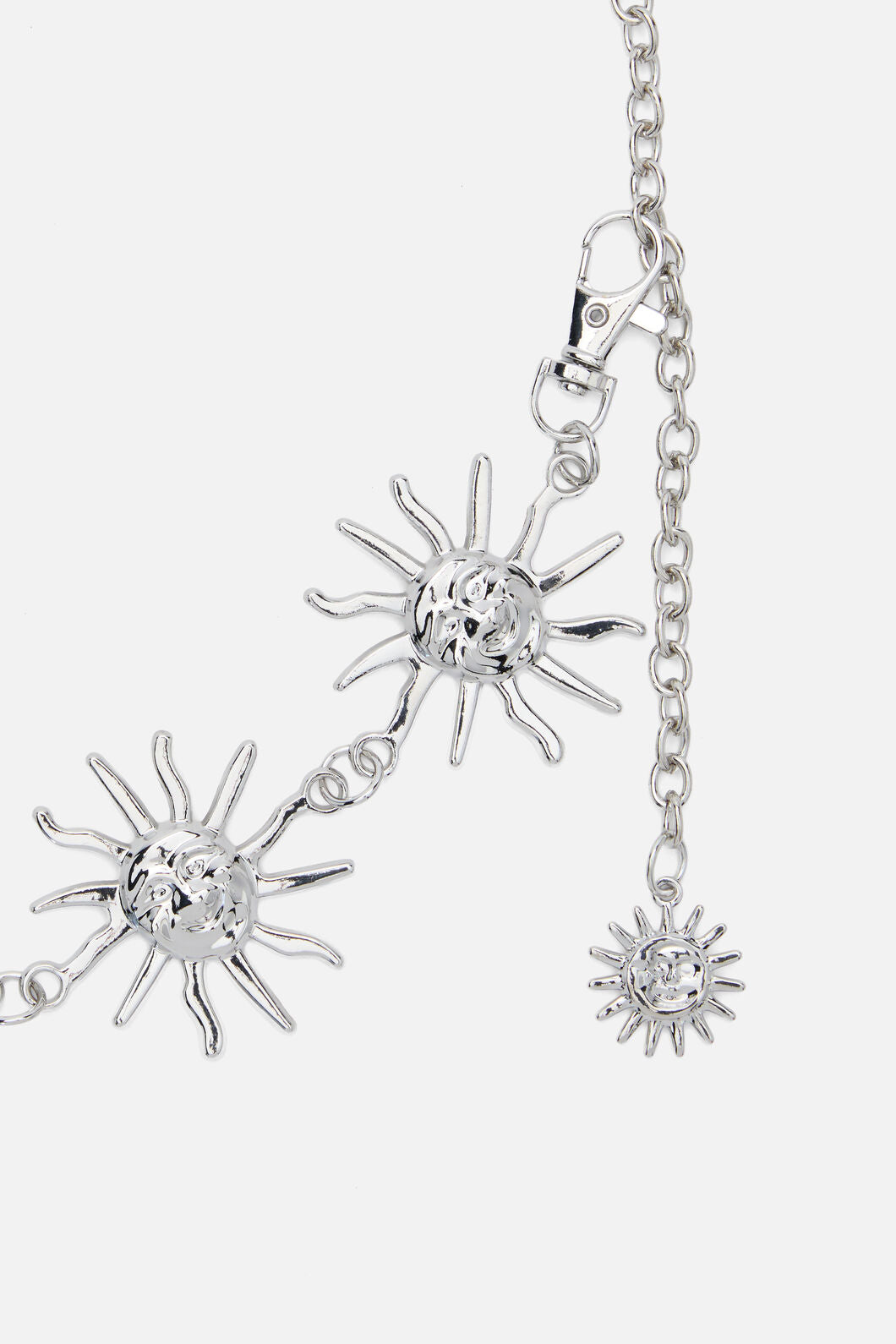 Black Friday - Sun Hip Chain Belt - silver