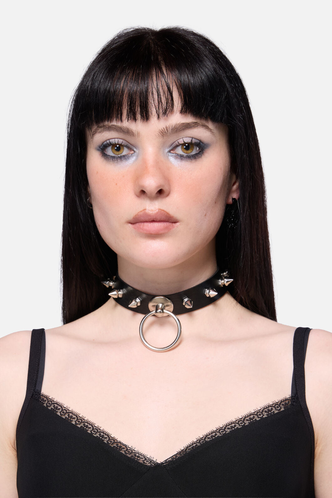 Black Friday - Ring & Spike Choker - black