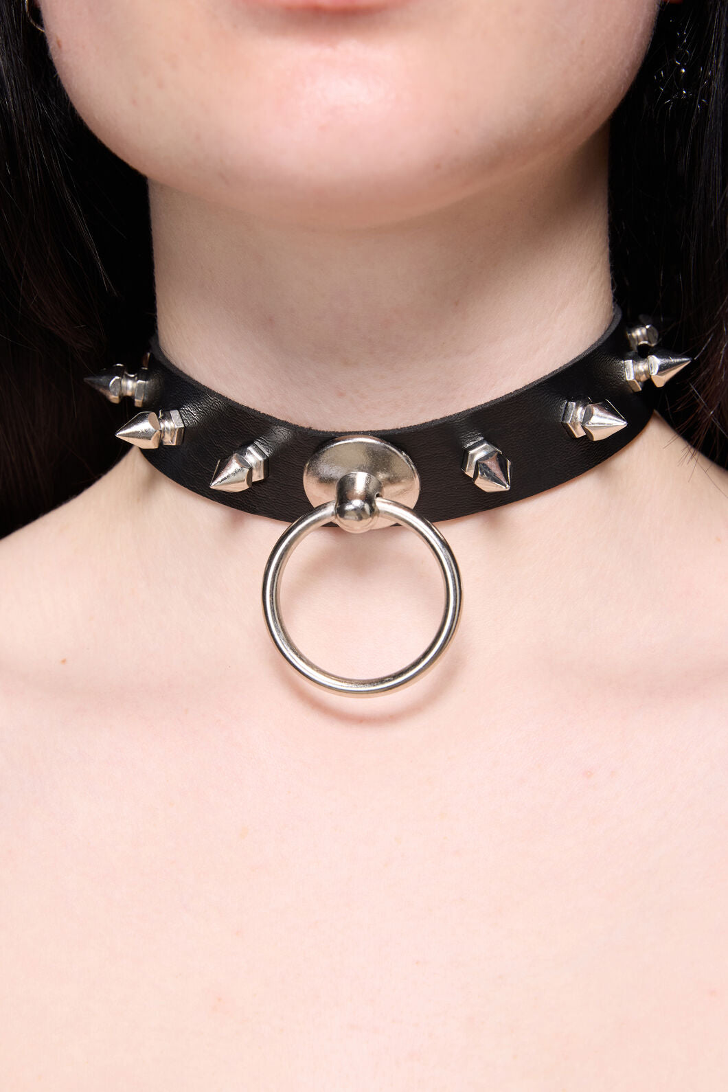 Black Friday - Ring & Spike Choker - black