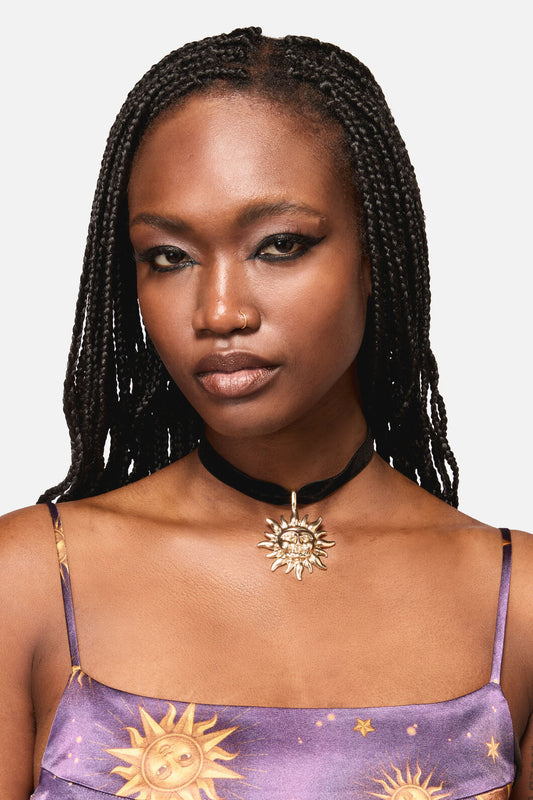 Black Friday - Sun Choker - black-gold