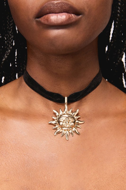 Black Friday - Sun Choker - black-gold