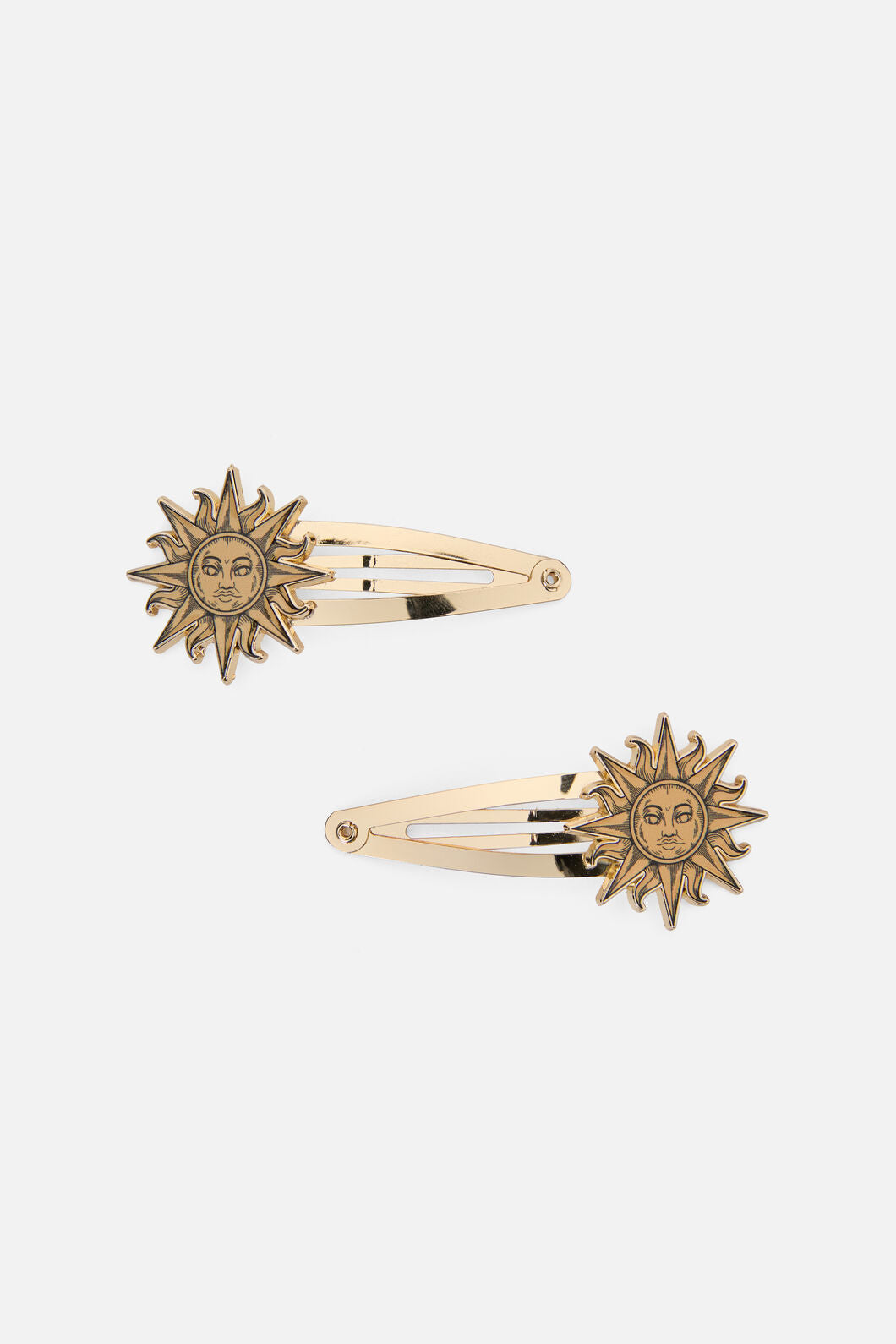 Black Friday - Celestial Sun Hair Clips - gold