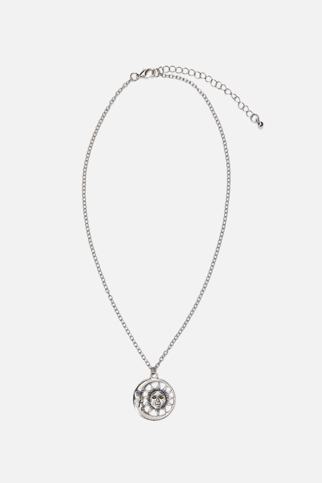 Black Friday - Purple & Charm Layered Necklac - silver