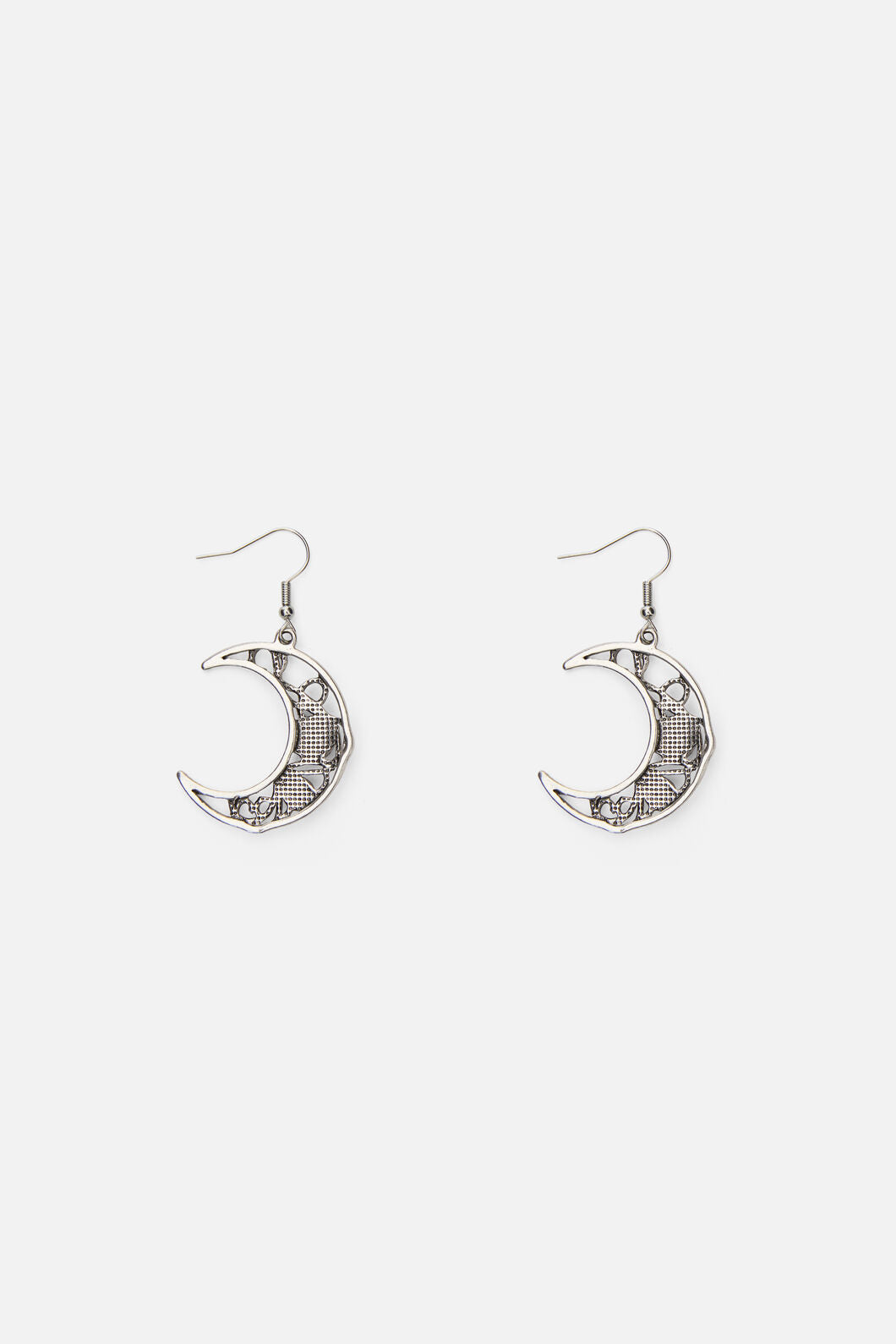 Black Friday - Cresent Moon Earring - silver