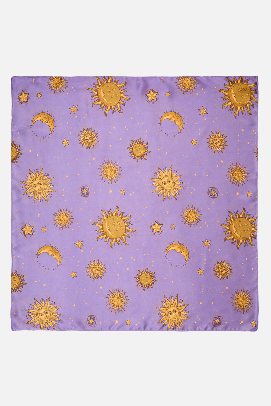 Black Friday - Cosmic Light Satin Scarf - purple