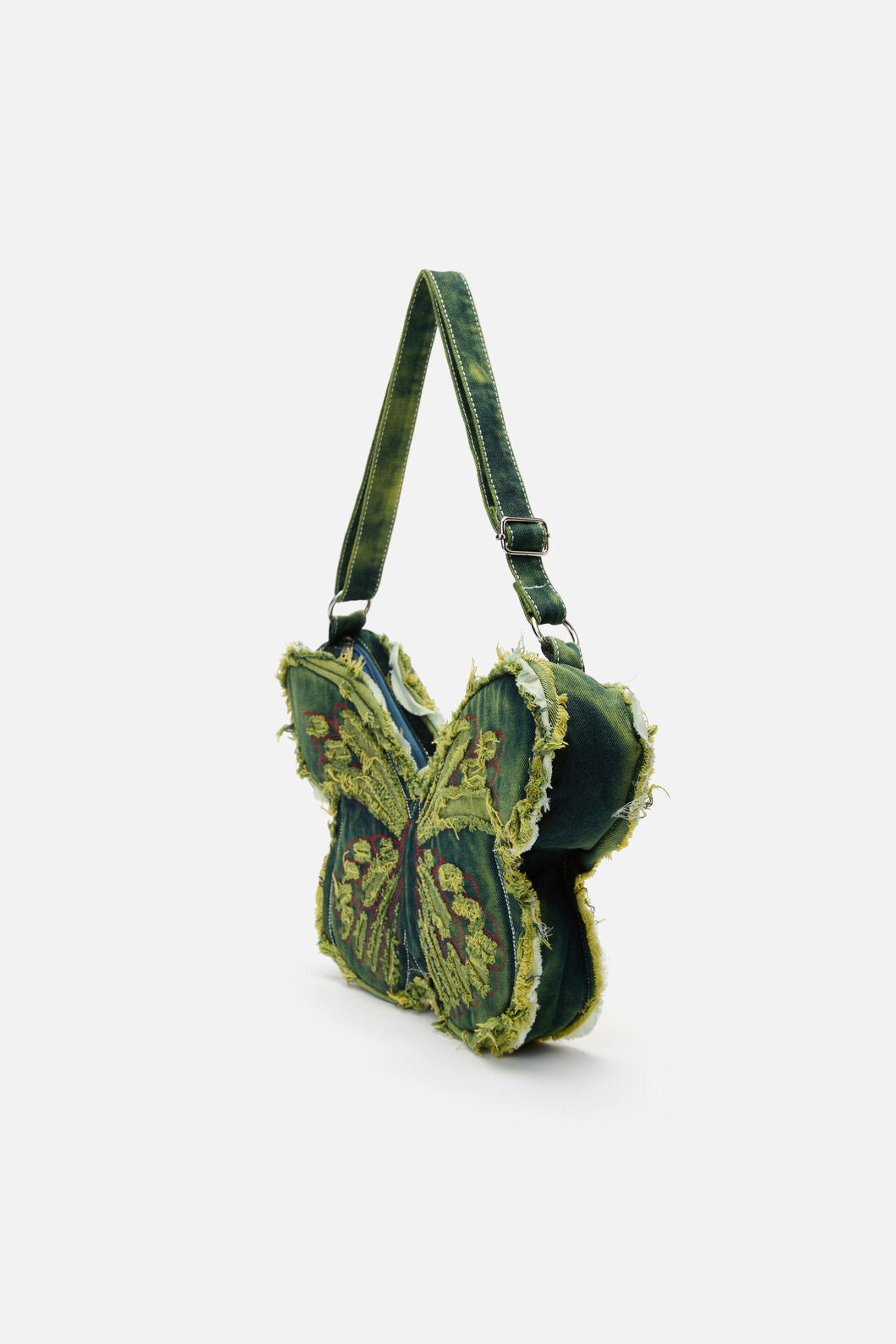 Black Friday - Torn Butterfly Bag - green