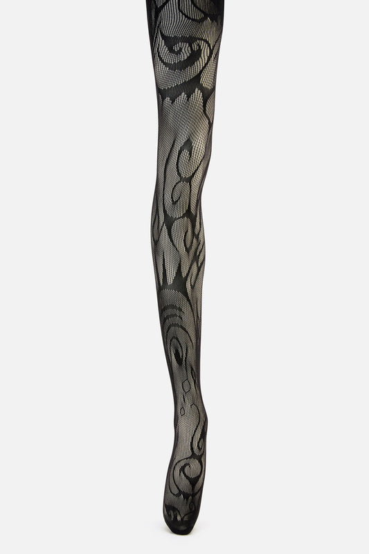 Black Friday - Cyber Tattoo Tights - black