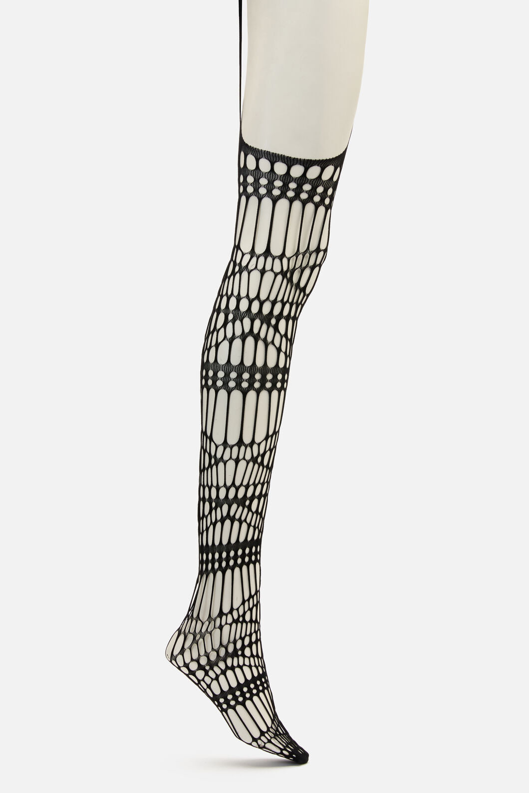 Black Friday - Netted Suspender Tights - black