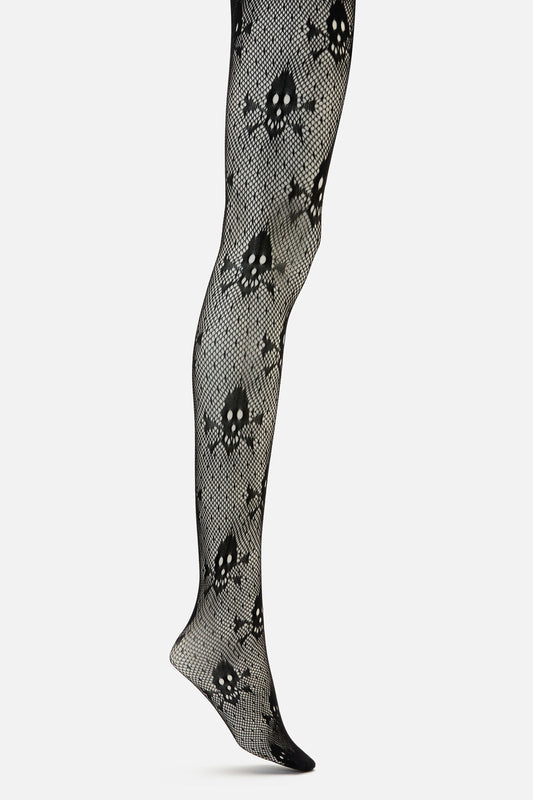 Black Friday - Skull & Crossbone Tights - black