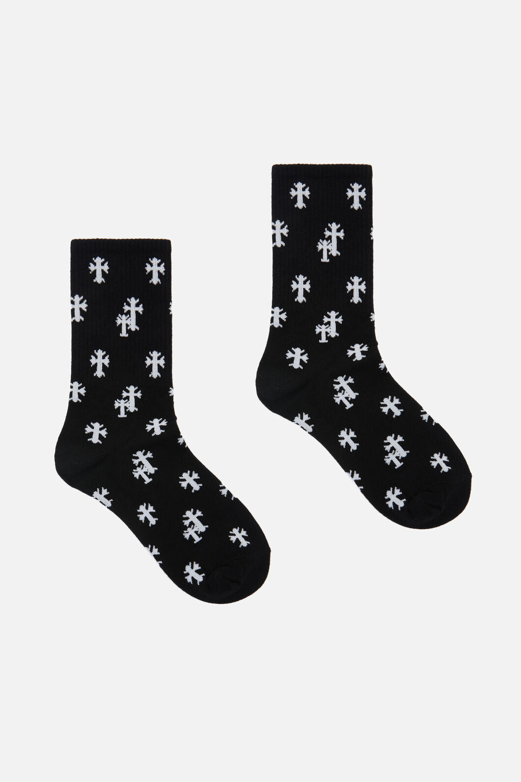 Black Friday - Black Crosses Socks - black