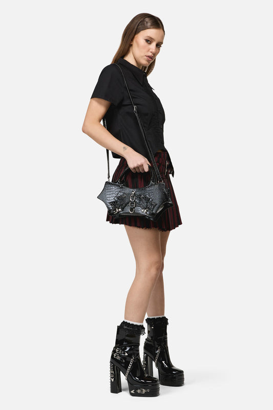 Black Friday - Winged Handbag - black
