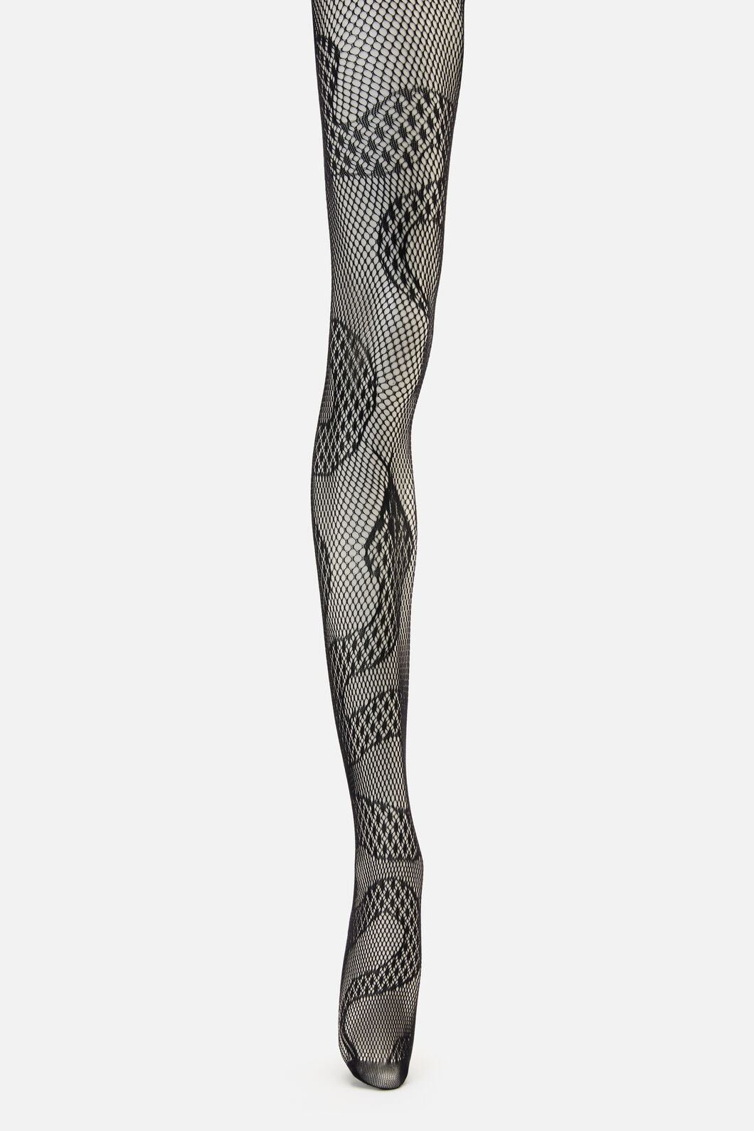 Black Friday - Snake Fishnets - black