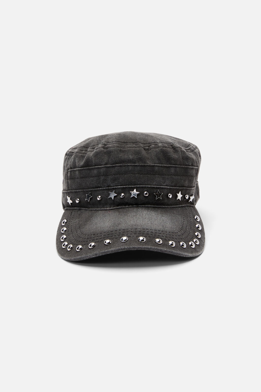 DENIM BEEDEN BD STUDS DAMAGE CAP 1074④ BLK BEEDEN BD STUDS DAMAGE