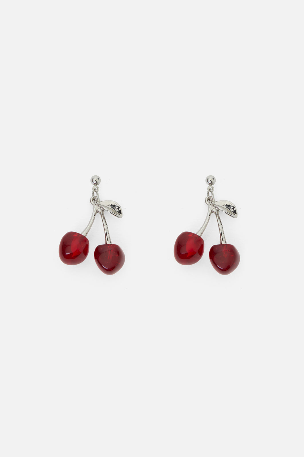 Black Friday - Cherry Charm Jewellery Set - silver
