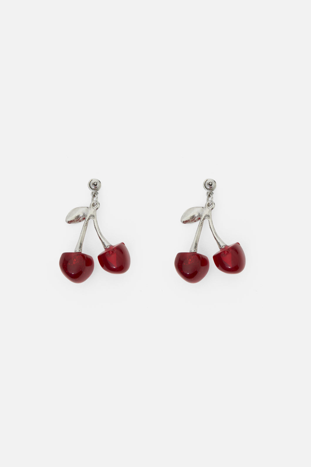 Black Friday - Cherry Charm Jewellery Set - silver