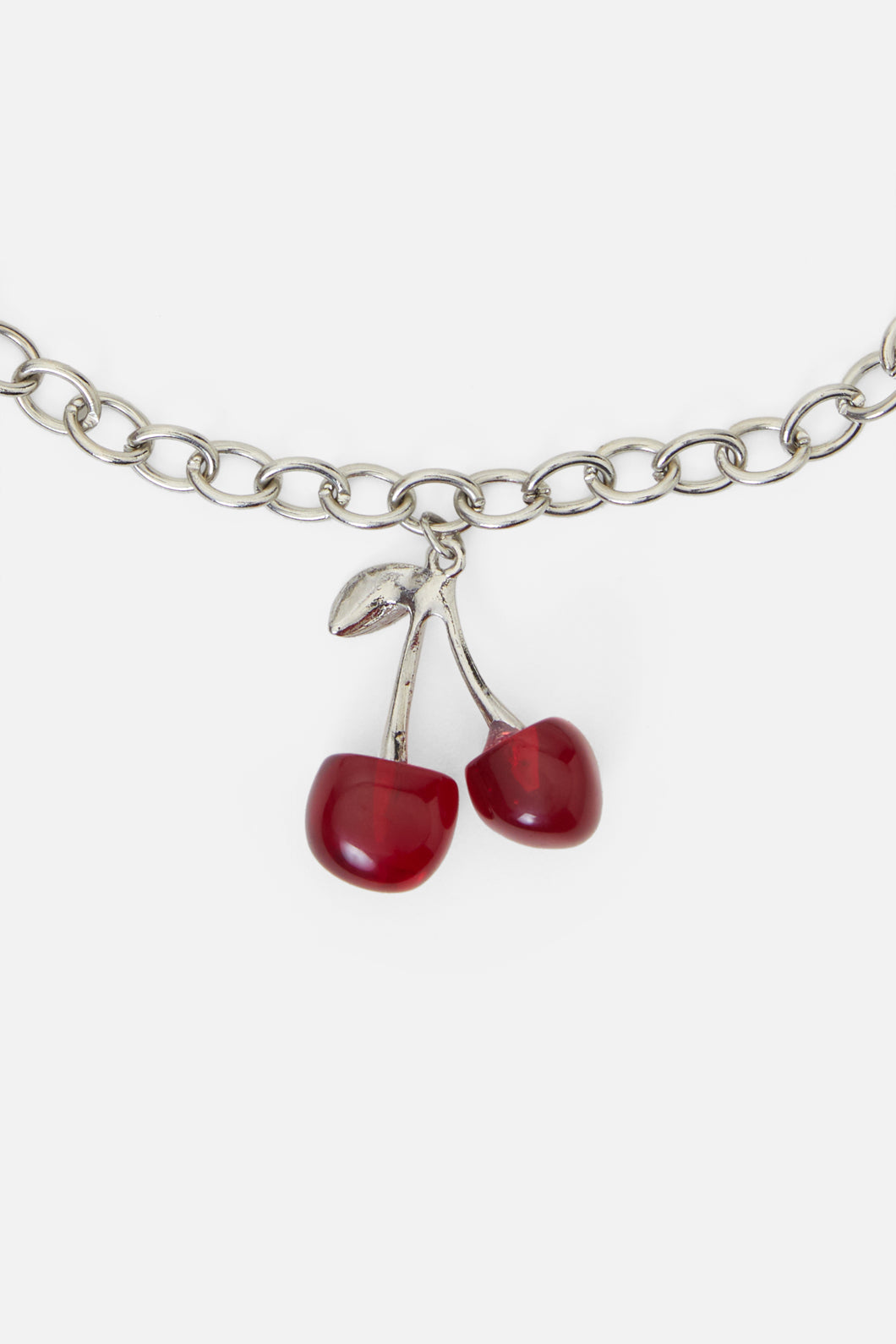 Black Friday - Cherry Charm Jewellery Set - silver