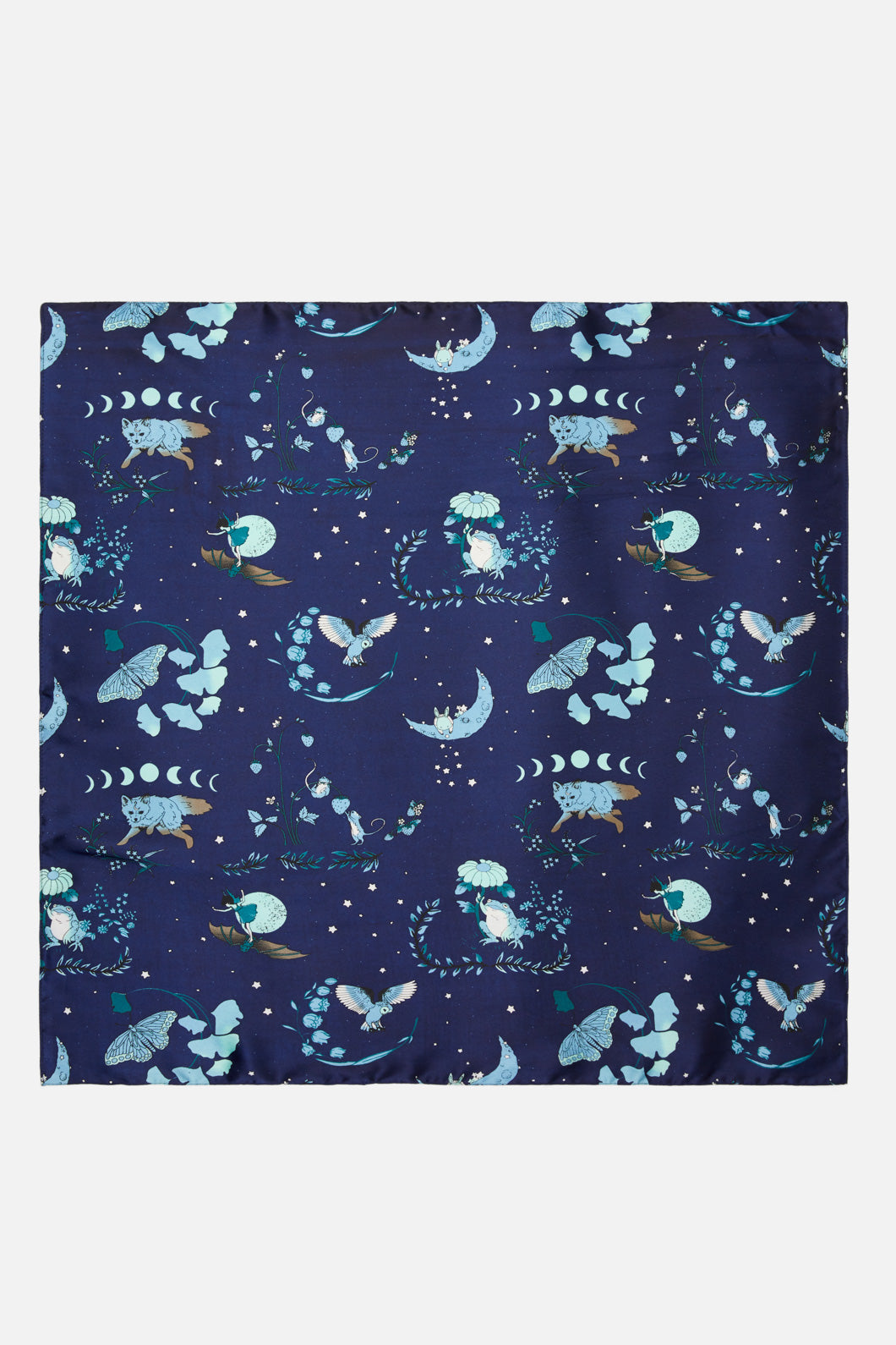 Black Friday - Nocturnal Satin Scarf - navy